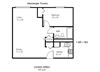 Messenger Towers_1 Bedroom Floor Plan